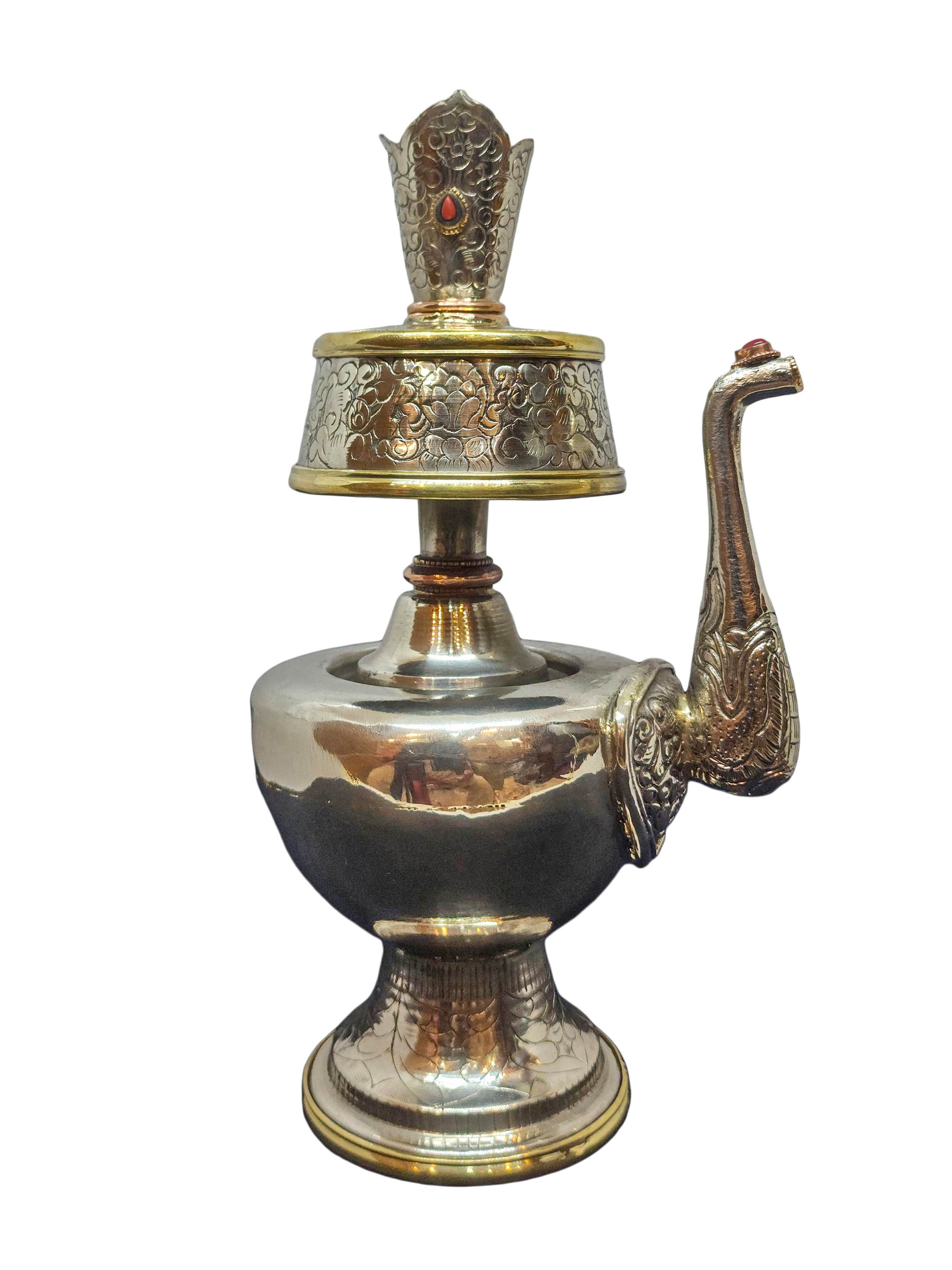 Bhumpa- Bhumba, A Buddhist Handmade Copper <span Style=