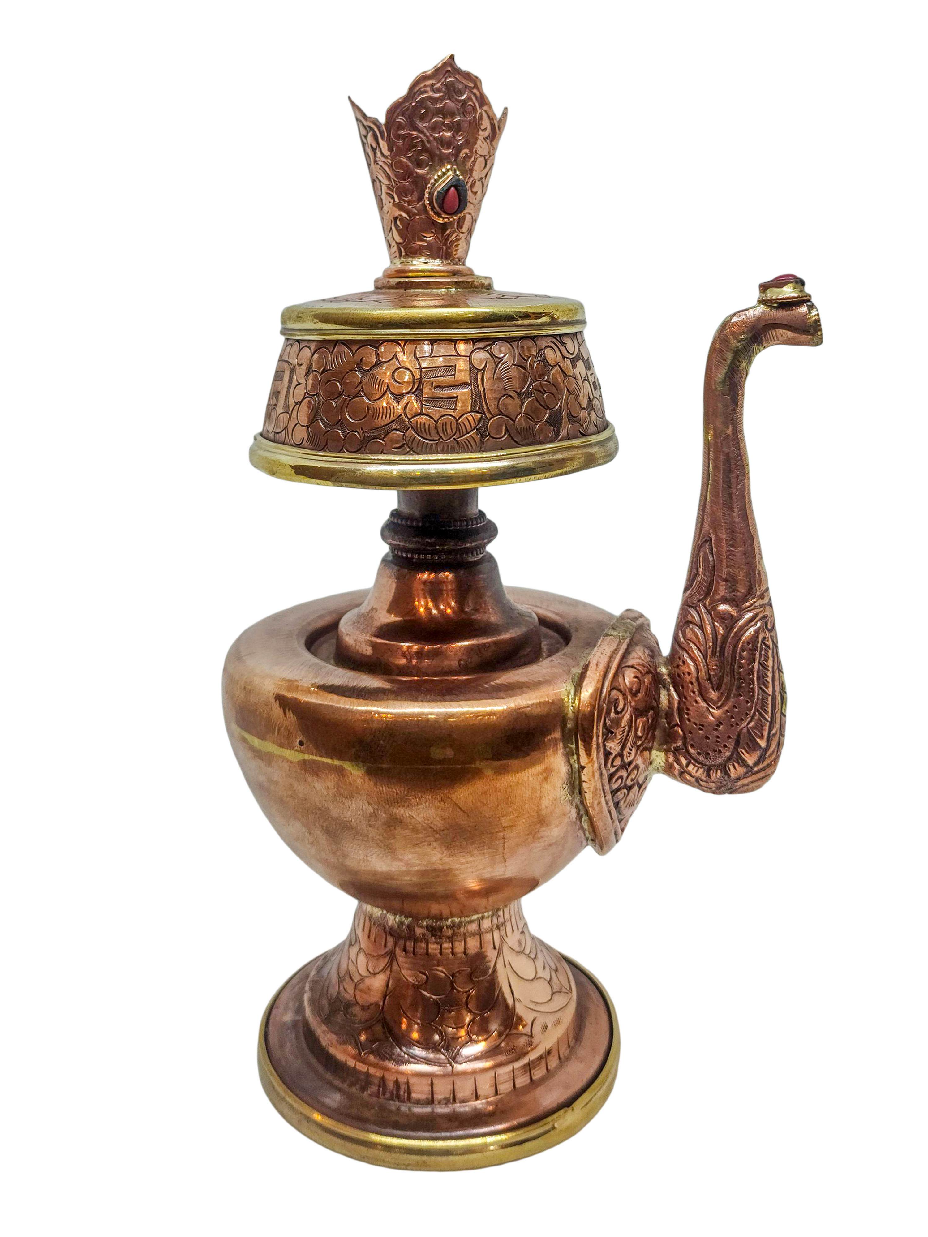 Bhumpa- Bhumba, A Buddhist Handmade Copper <span Style=