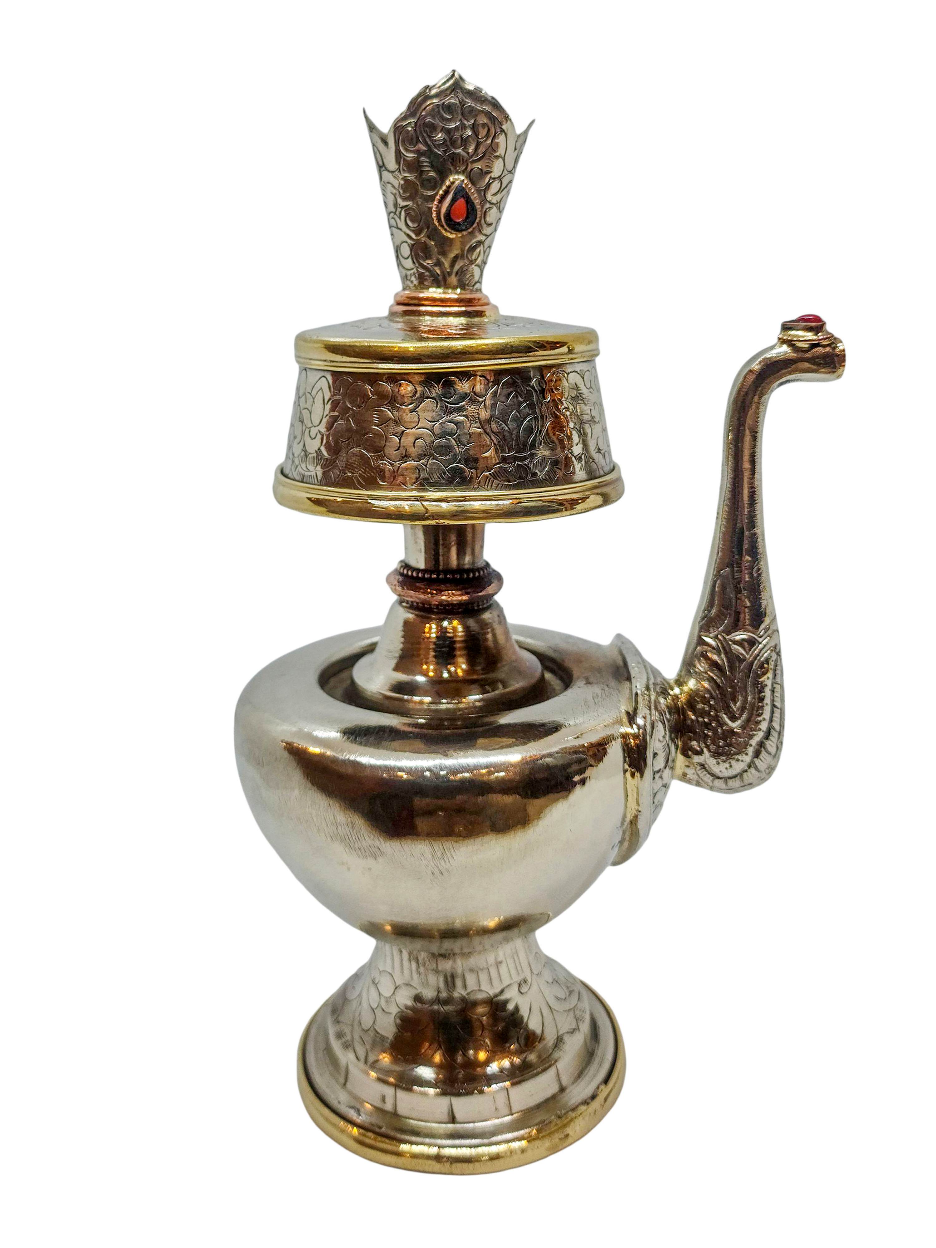 Bhumpa- Bhumba, A Buddhist Handmade Copper <span Style=