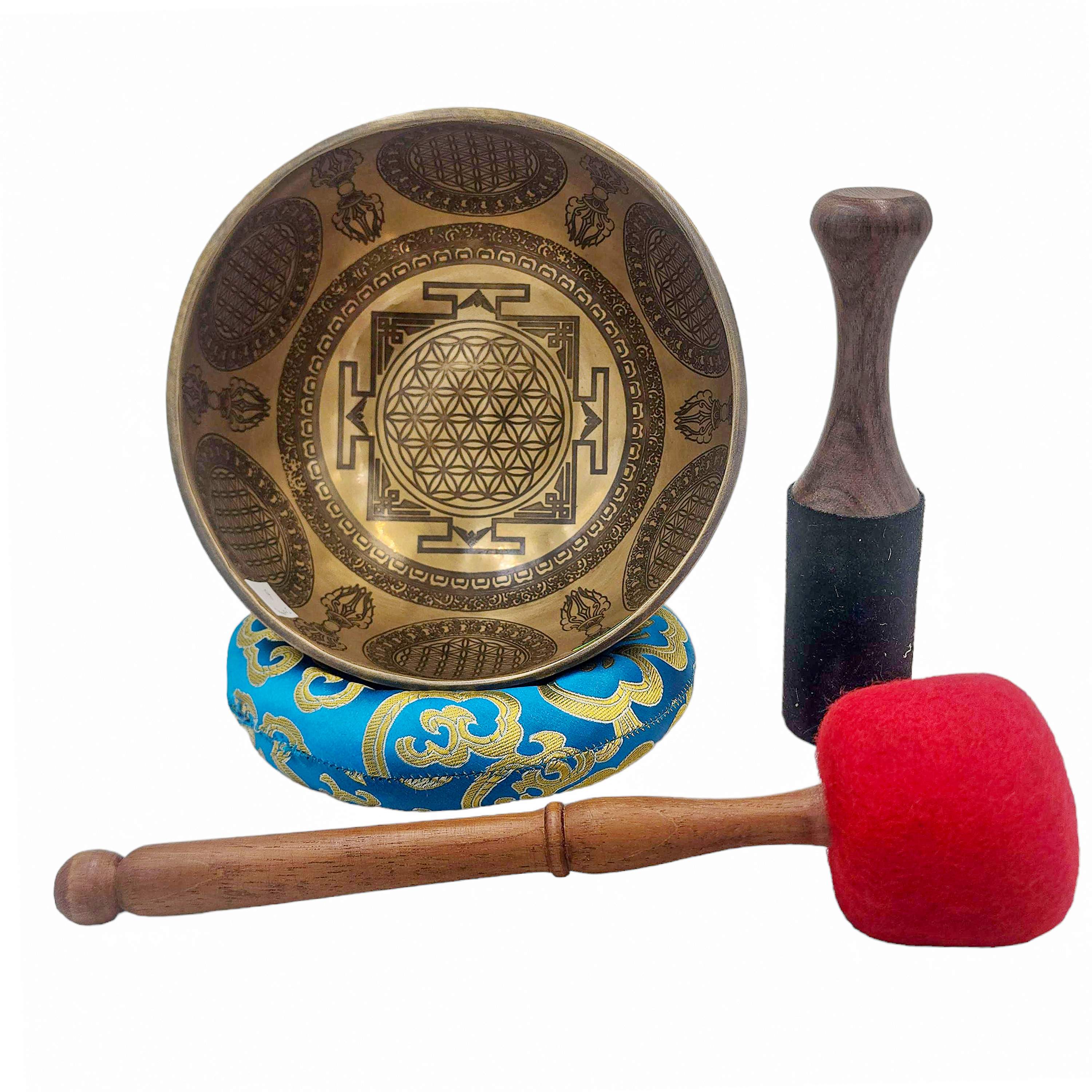 Singing Bowl, Buddhist Hand Beaten, <span Style=