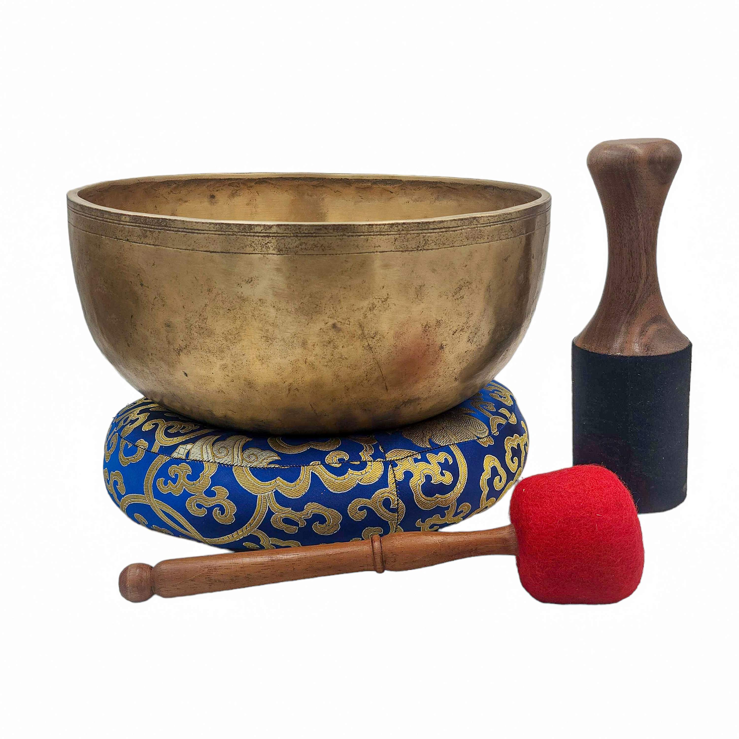 Jambati Singing Bowl, Buddhist Hand Beaten, <span Style=
