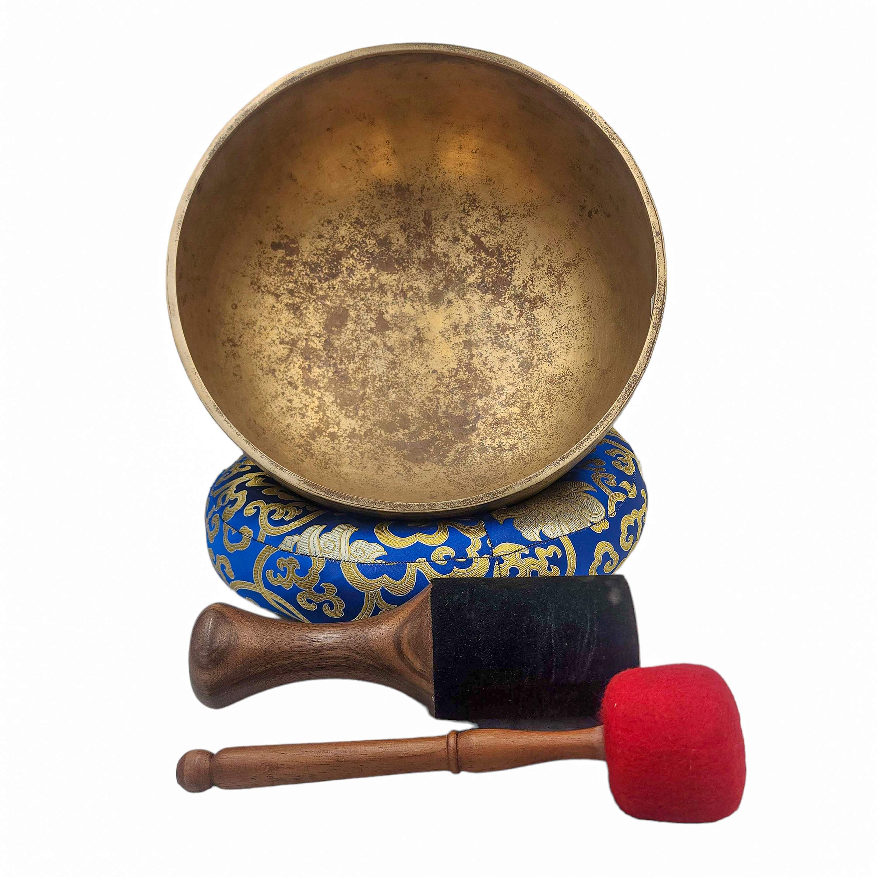 Jambati Singing Bowl, Buddhist Hand Beaten, <span Style=