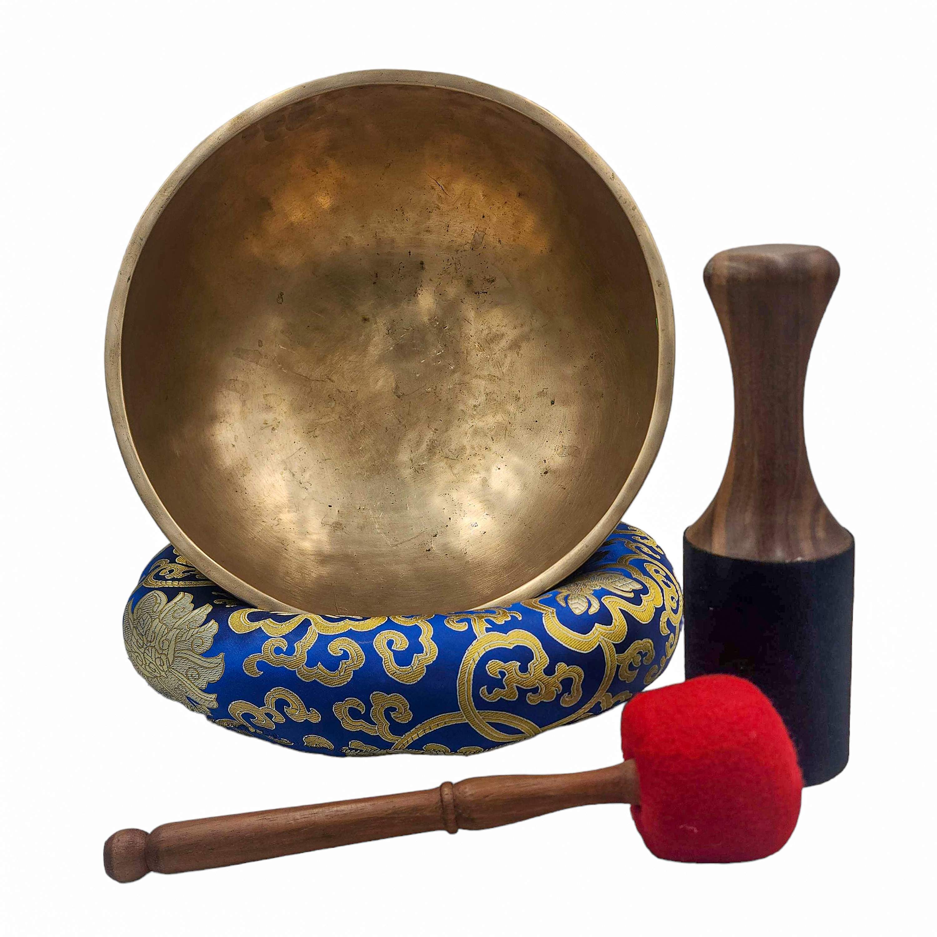 Jambati Singing Bowl, Buddhist Hand Beaten, <span Style=