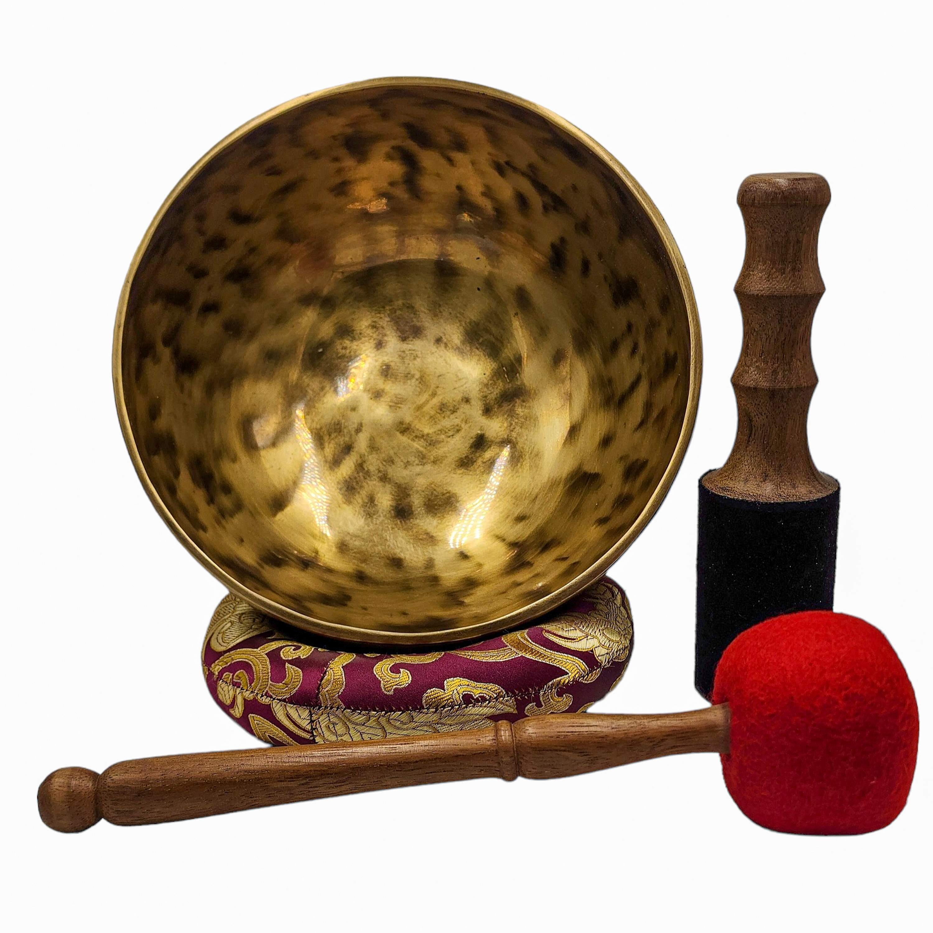 handmade Singing Bowls, Buddhist Hand Beaten, Antique Finishing, select Accessories