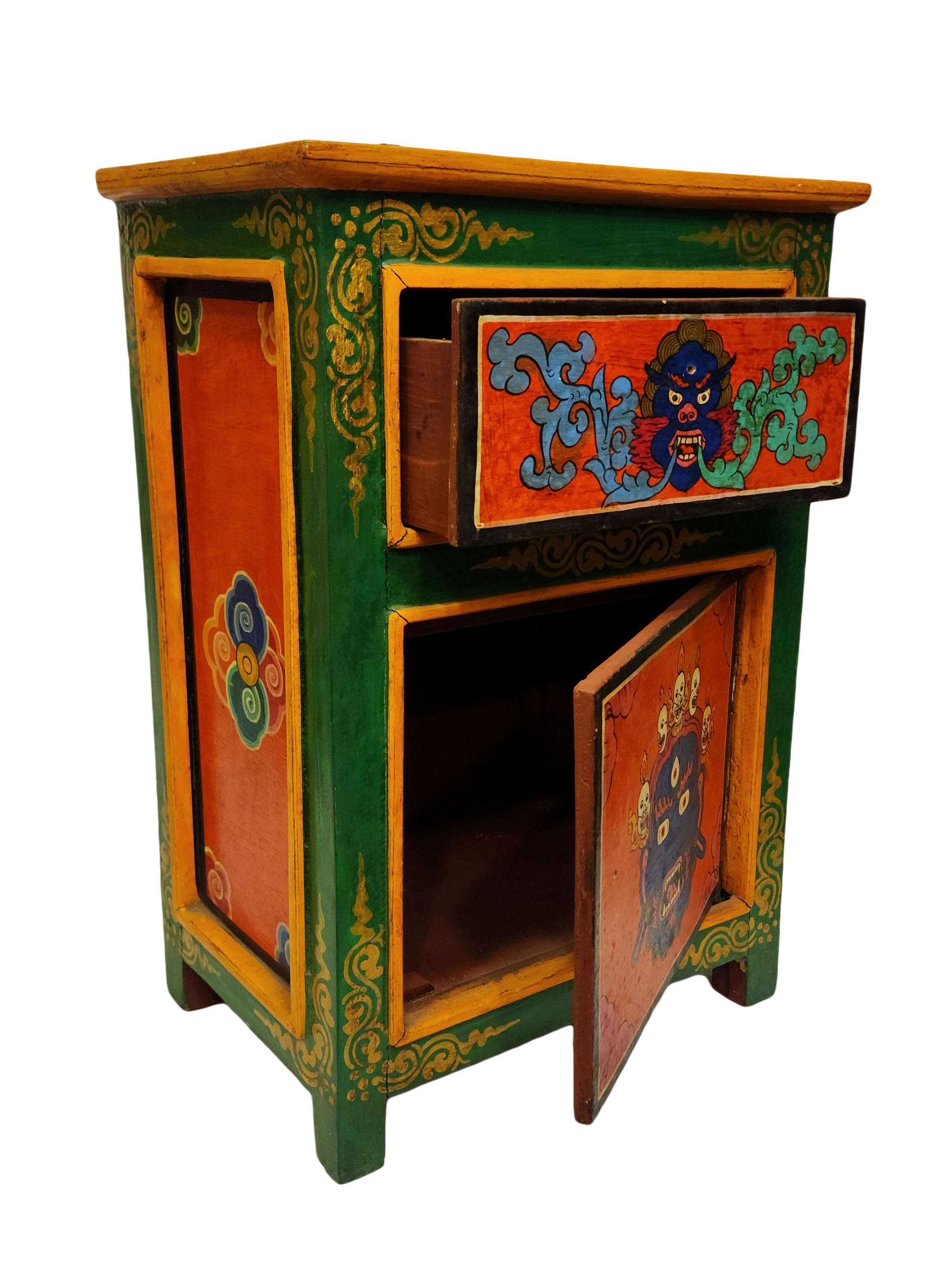 Tibetan Buddhist Cabinet <span Style=