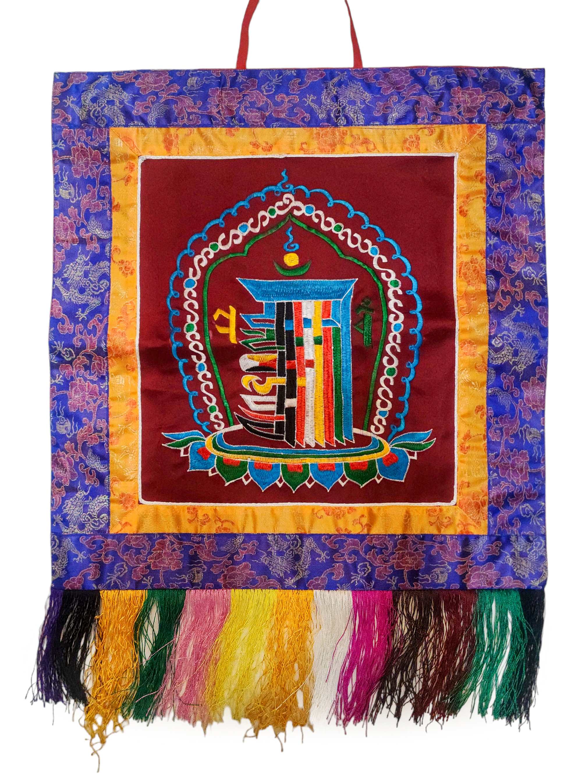 Tibetan Cochin Brocade Wall Hanging <span Style=