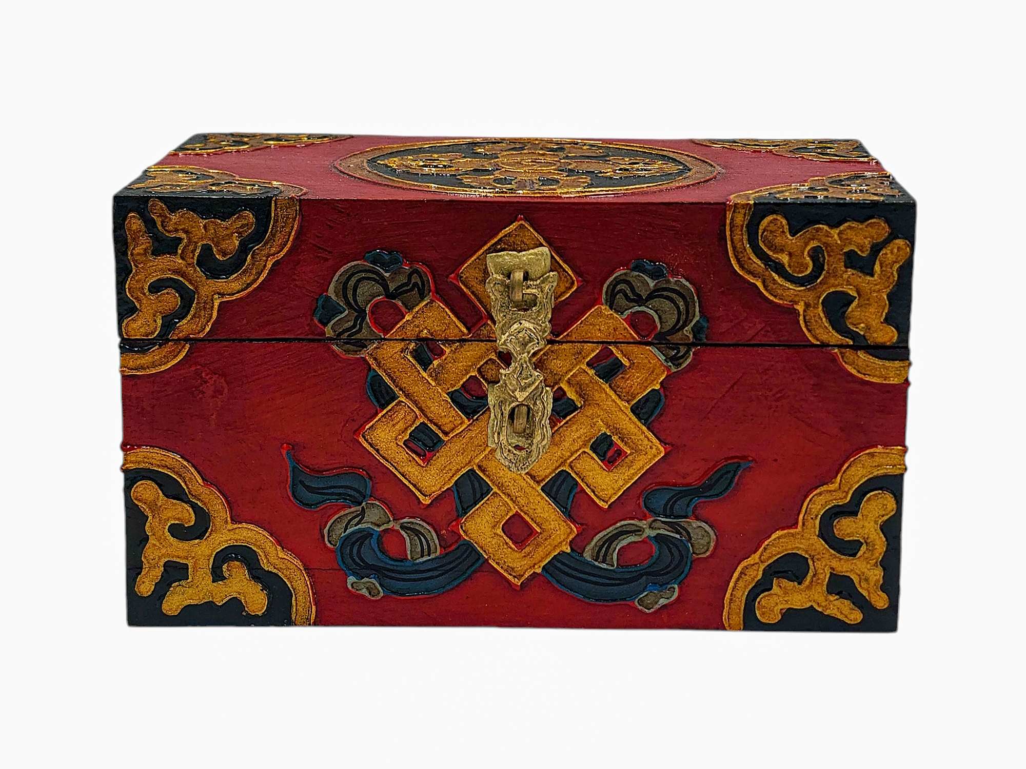 Tibetan Ritual Wooden <span Style=