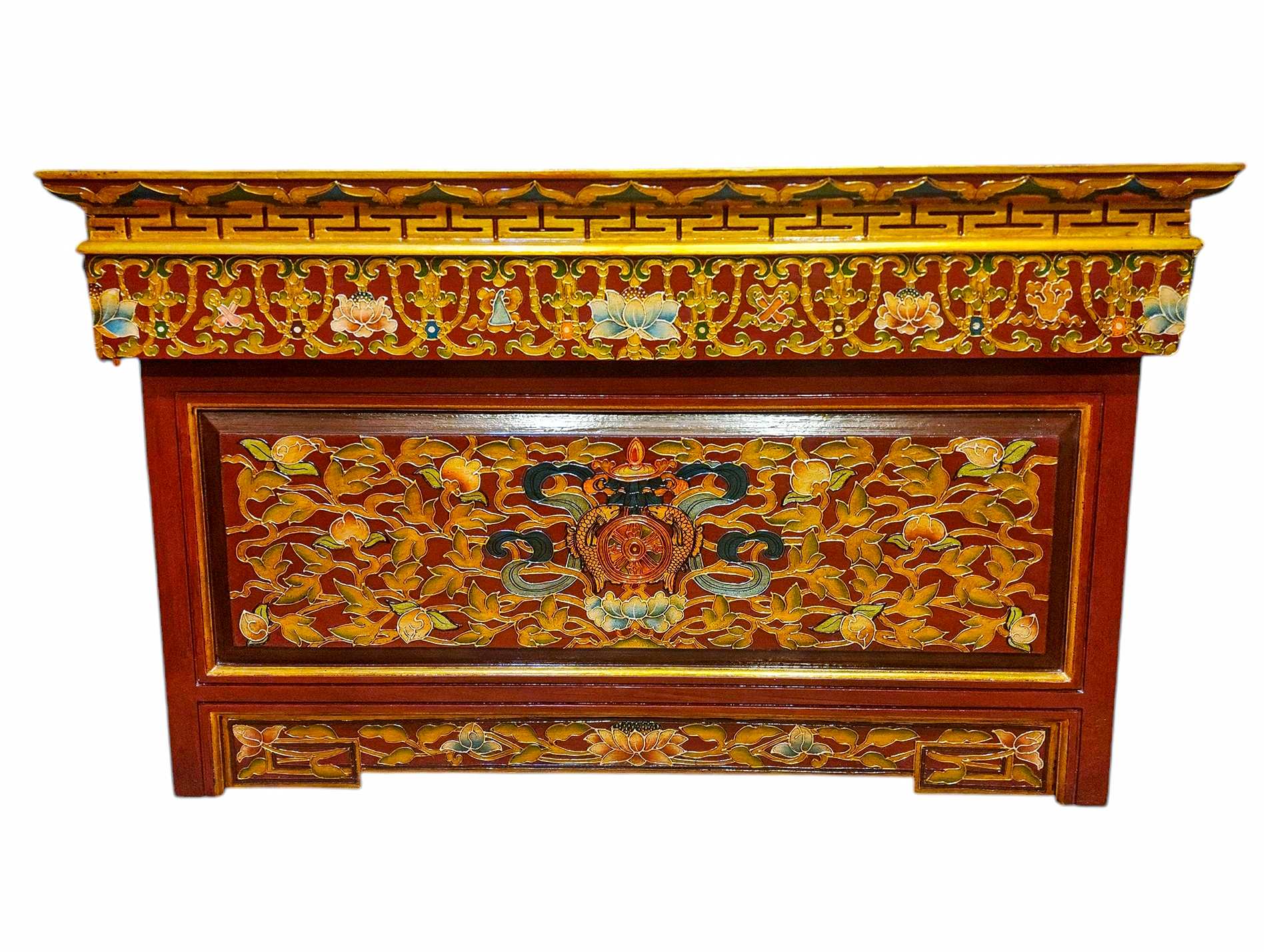 Large Tibetan Foldable Meditational Table <span Style=
