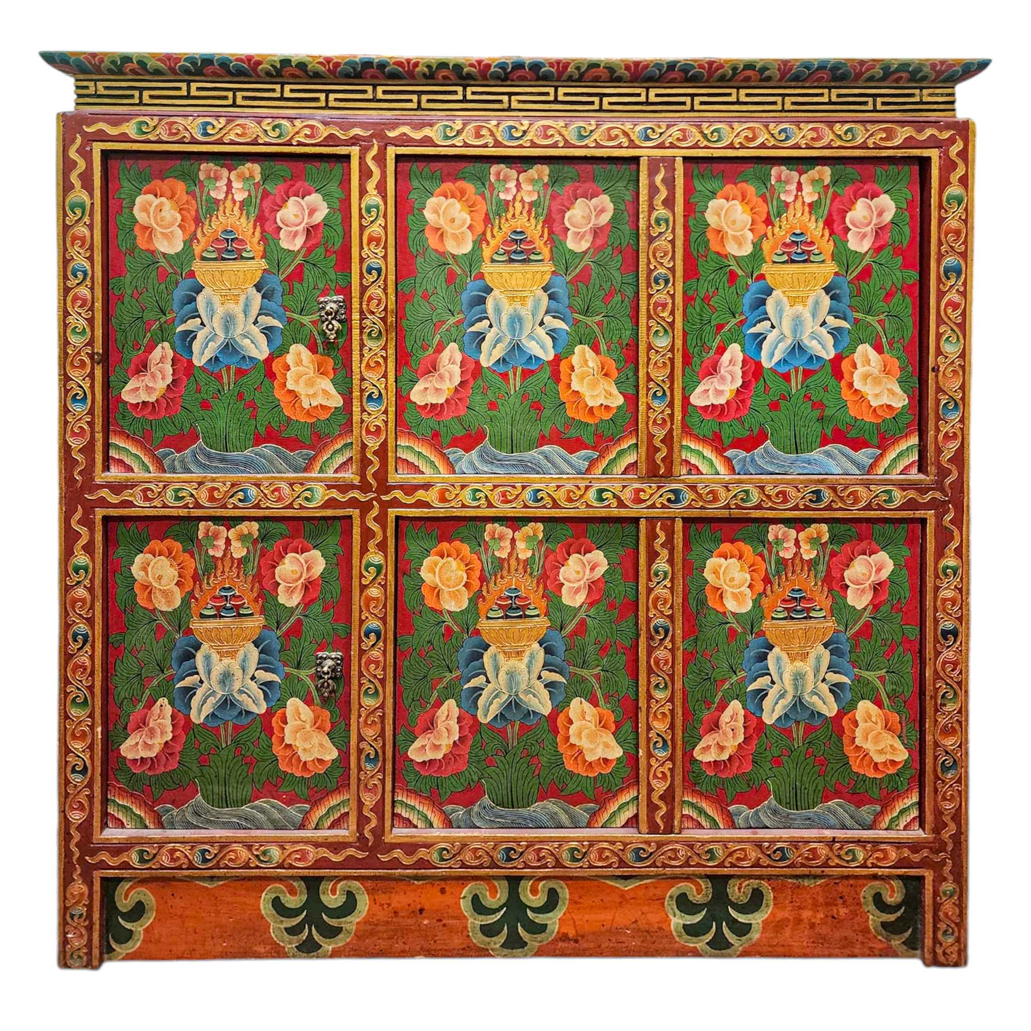 Tibetan Buddhist Cabinet <span Style=