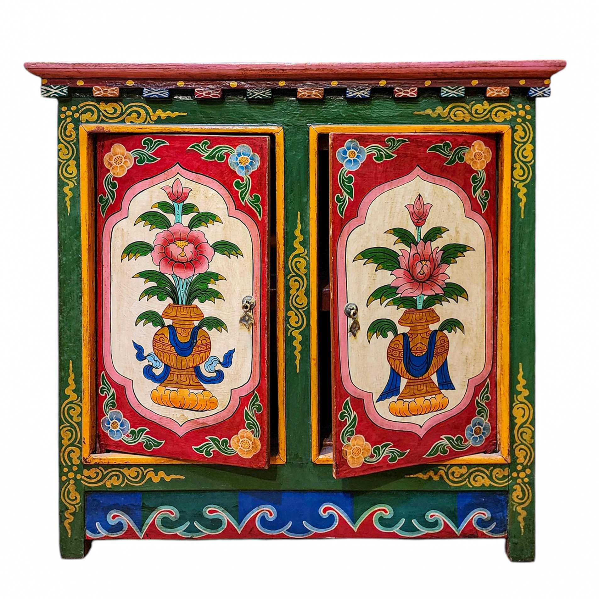 Tibetan Buddhist Cabinet <span Style=