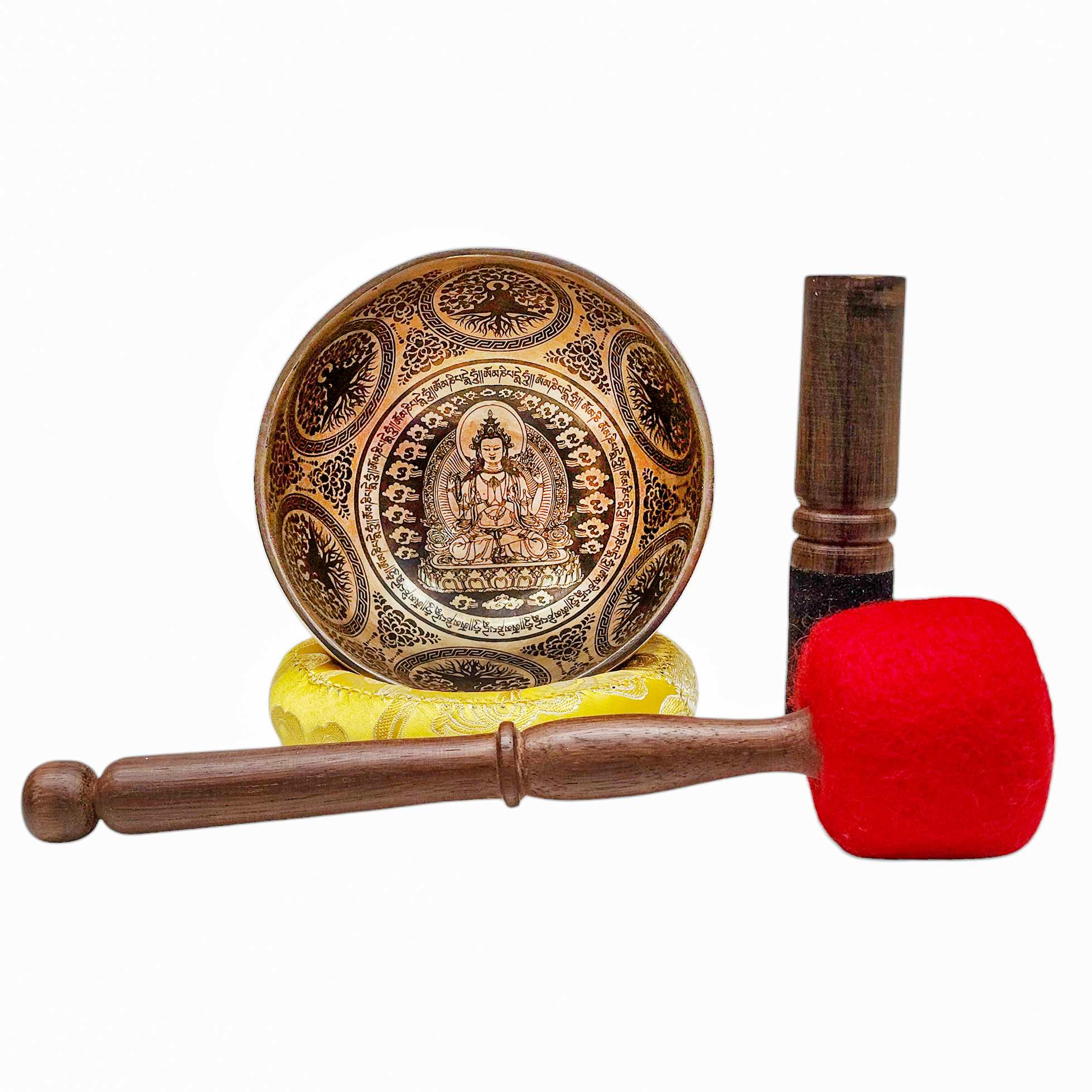 Singing Bowl, Buddhist Hand Beaten, <span Style=