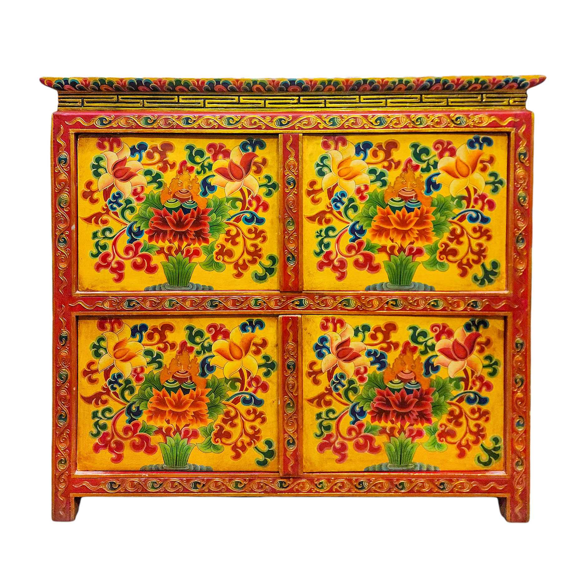 Tibetan Buddhist Cabinet <span Style=
