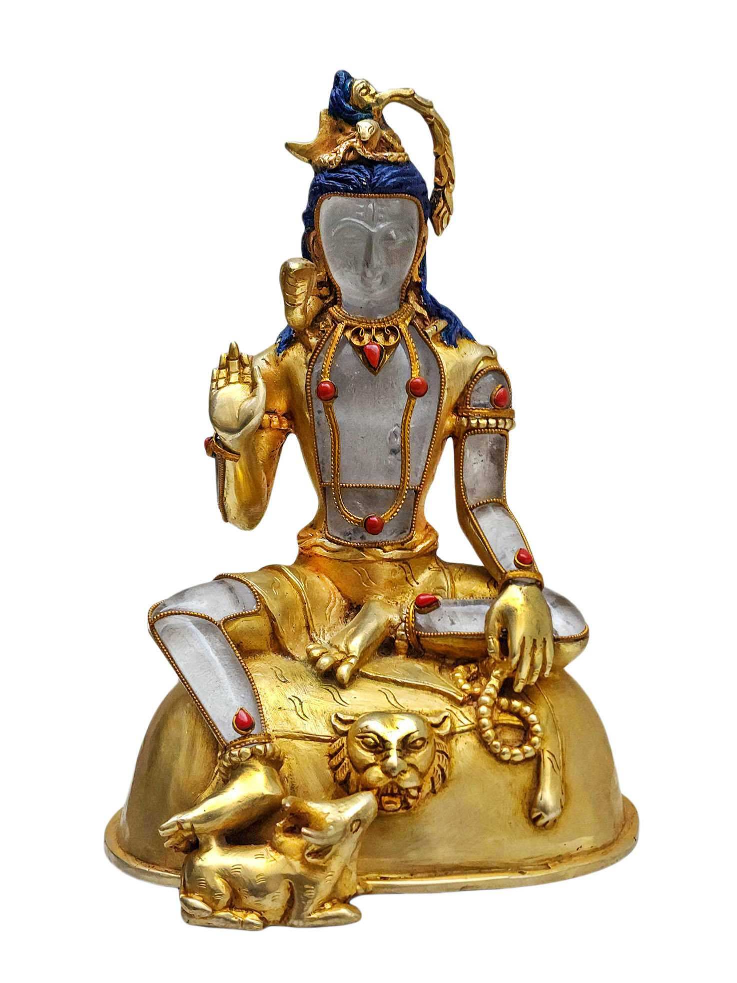 Crystal Shiva Mahadev Statue <span Style=