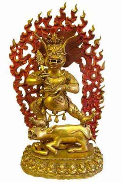 Buddhist Statue Of Yamantaka - Heruka, [old Post], [remakable]