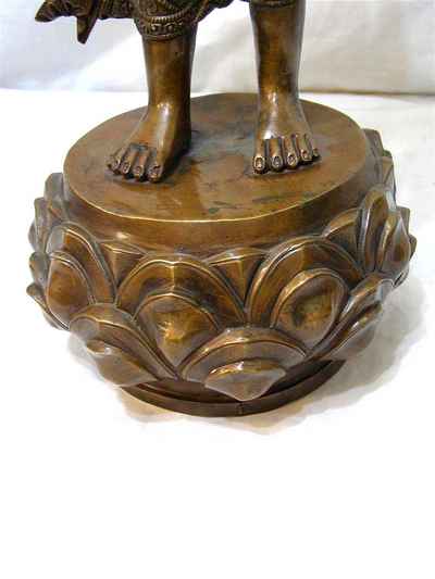 Padmapani Lokeshvara Statue, [chocolate Oxidized], [sold]