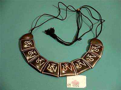 Bone Design Yak Bone Necklace, Handmade In Nepal
