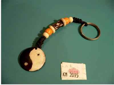Yak Bone Design Keyring, Handmade In Nepal