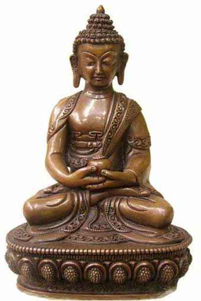 Amitabha Buddha, Oxidized, [old Post], [remakable]