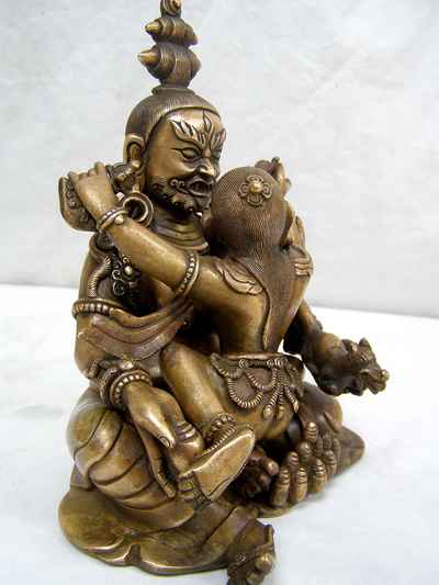 Green Jambhala Statue