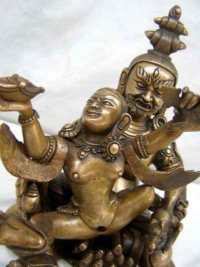 Green Jambhala Statue