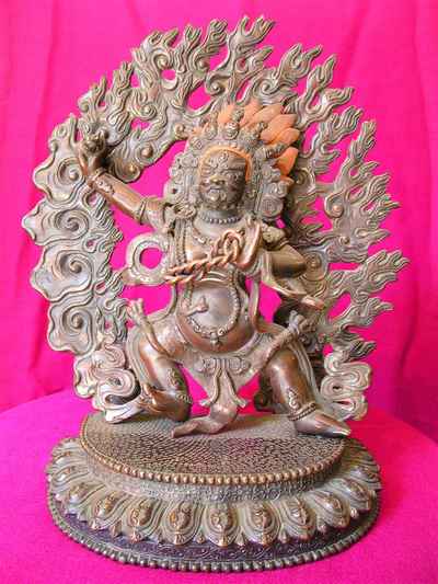 Vajrapani Statue, [chocolate Oxidized], [sold]