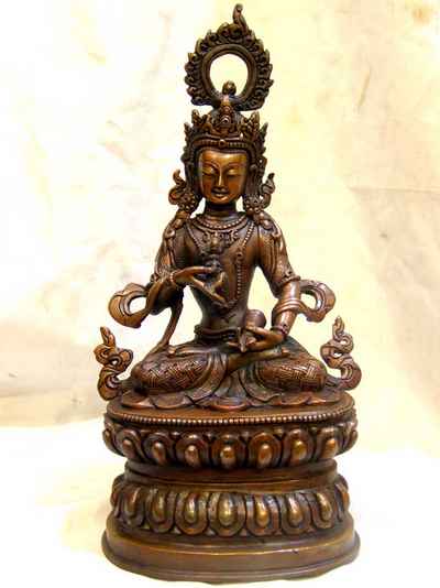 Vajrasattva Statue, [chocolate Oxidized], [sold]