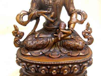 Vajrasattva Statue, [chocolate Oxidized], [sold]