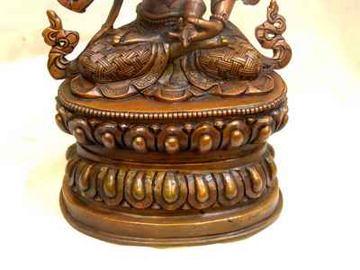 Vajrasattva Statue, [chocolate Oxidized], [sold]