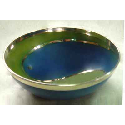 Glossy - Ying Yang Design Painted Singing Bowl, [select Accessories]