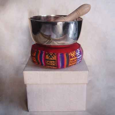 Gift Bowls - Silver Washed Singing Bowl Set, [select Accessories]