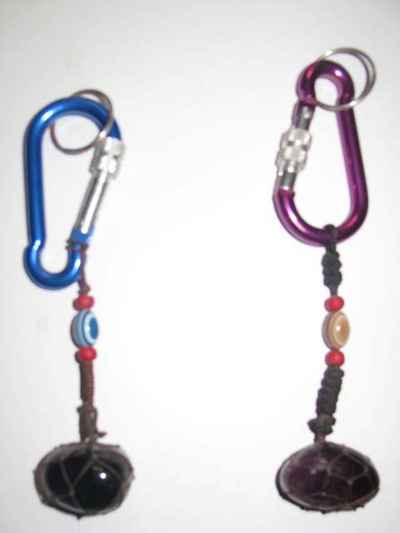 Keyring With Metal Lock