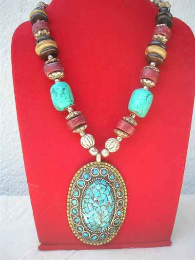 Bone Design Yak Bone Yak Bone Necklace, Handmade In Nepal, Handmade In Nepal
