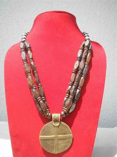Bone Design Yak Bone Yak Bone Necklace, Handmade In Nepal, Handmade In Nepal