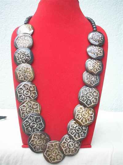 Bone Design Yak Bone Yak Bone Necklace, Handmade In Nepal, Handmade In Nepal