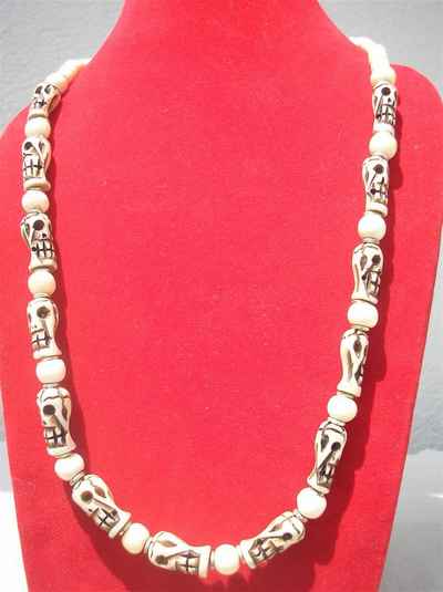 Bone Design Yak Bone Yak Bone Necklace, Handmade In Nepal, Handmade In Nepal