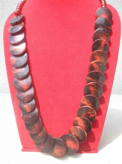 Bone Design Yak Bone Necklace, Handmade In Nepal