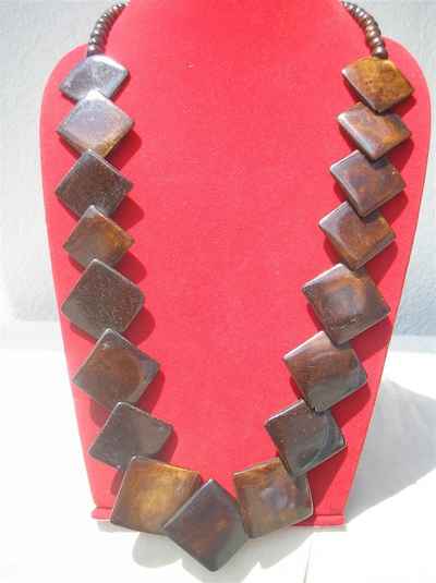 Bone Design Yak Bone Necklace, Handmade In Nepal