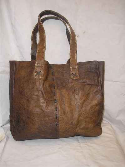 Leather Shopping Bag