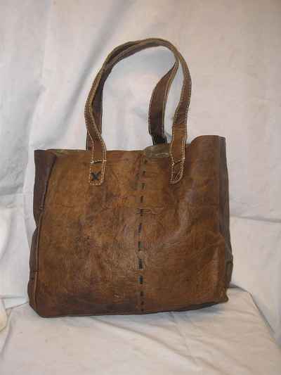Leather Shopping Bag