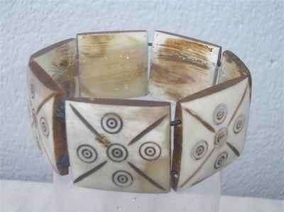 Bone Yak Bone Bracelet, Handmade In Nepal