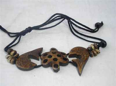 Endless Knot Design Yak Bone Bracelet, Handmade In Nepal