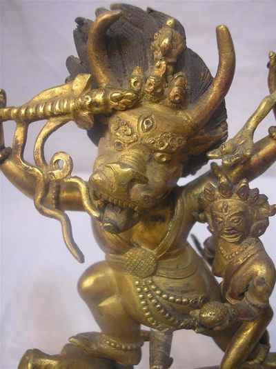 Buddhist Statue Of Yamantaka Vajrabhairava- Heruka, [sold]