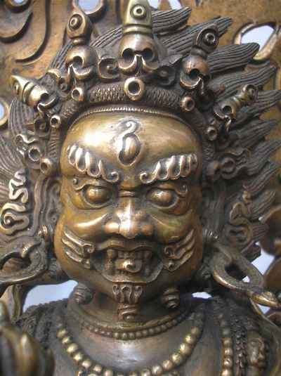 Mahakala Panjaranatha Statue, [bronze Finishing], [sold]