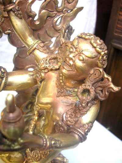 Mahakala With Consort, [shakti], Yab-yum Statue, [gossy], [sold]