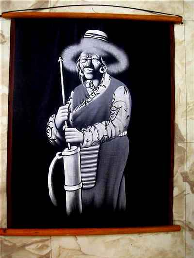 Tibetan Women Making Tea