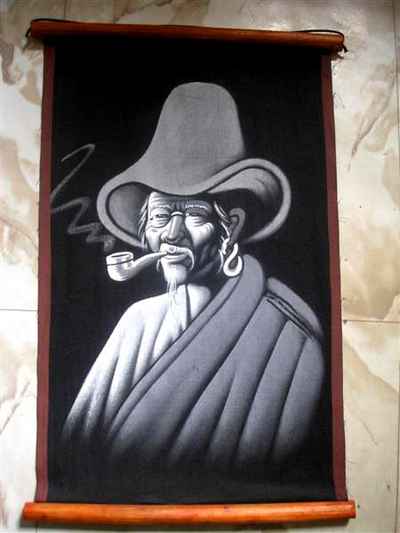 Tibetan Old Man
