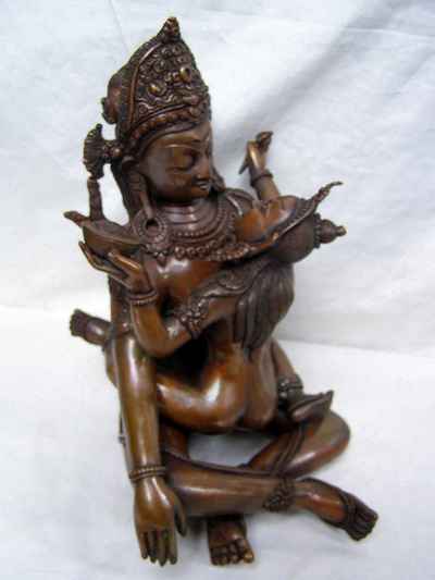 Indra Statue, [chocolate Oxidized], [sold]