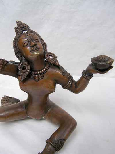 Indra Statue, [chocolate Oxidized], [sold]