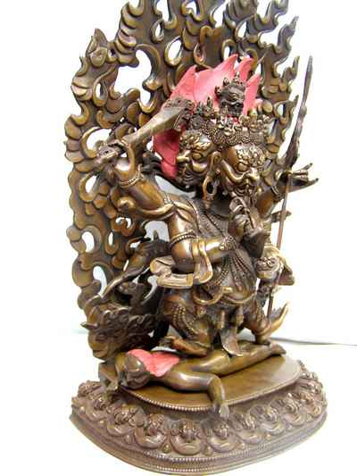 Mahakala - Four Arm, [chocolate Oxidized], [old Post], [remakable]