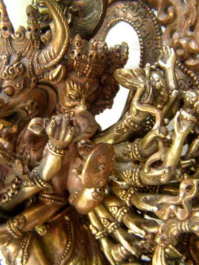 Buddhist Statue Of Yamantaka Vajrabhairava- Heruka, [old Post], [remakable]